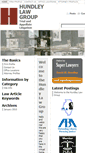 Mobile Screenshot of hundleylaw.com