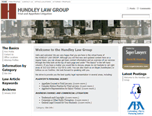 Tablet Screenshot of hundleylaw.com